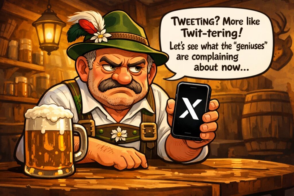 Twitter Grantler: Der bayerische Satiriker, der das Internet zum Lachen bringt Twitter Grantler: Der bayerische Satiriker, der das Internet zum Lachen bringt